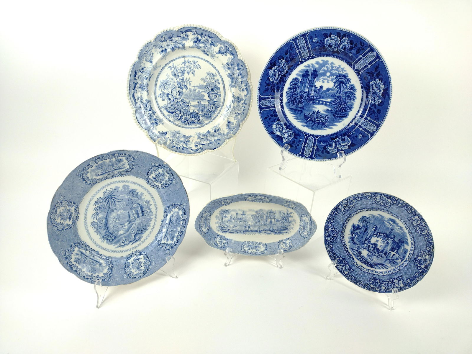 5 Pcs Transferware including Ridgways (1 of 9)