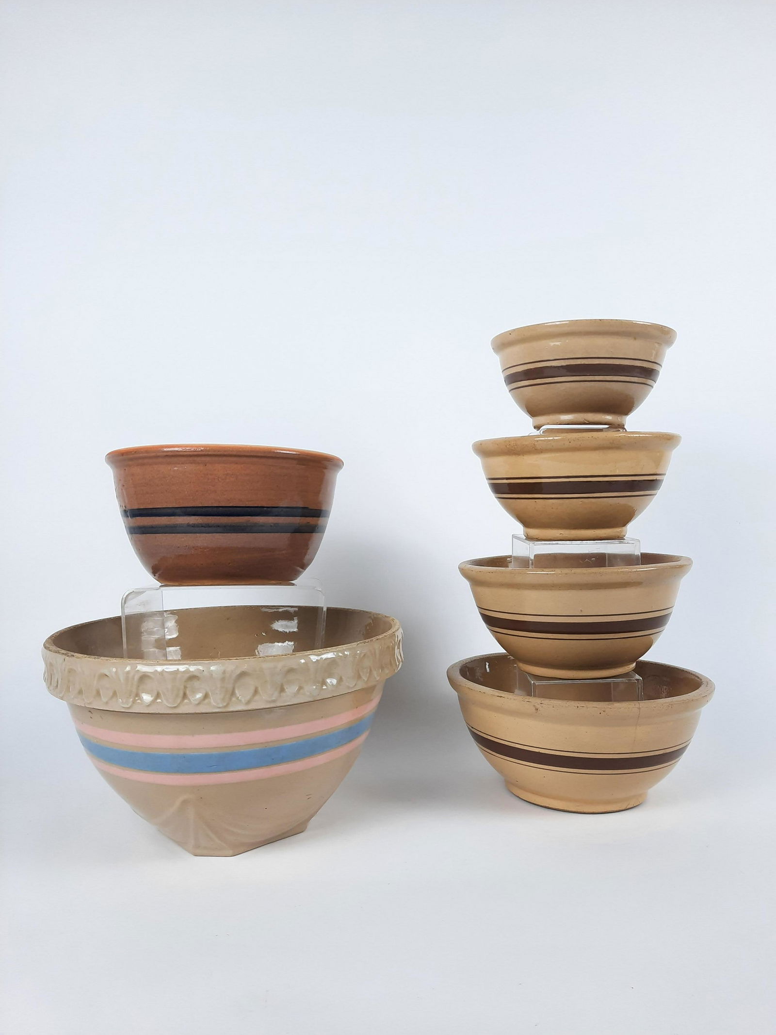 6 Banded Bowls incl Nesting (1 of 5)