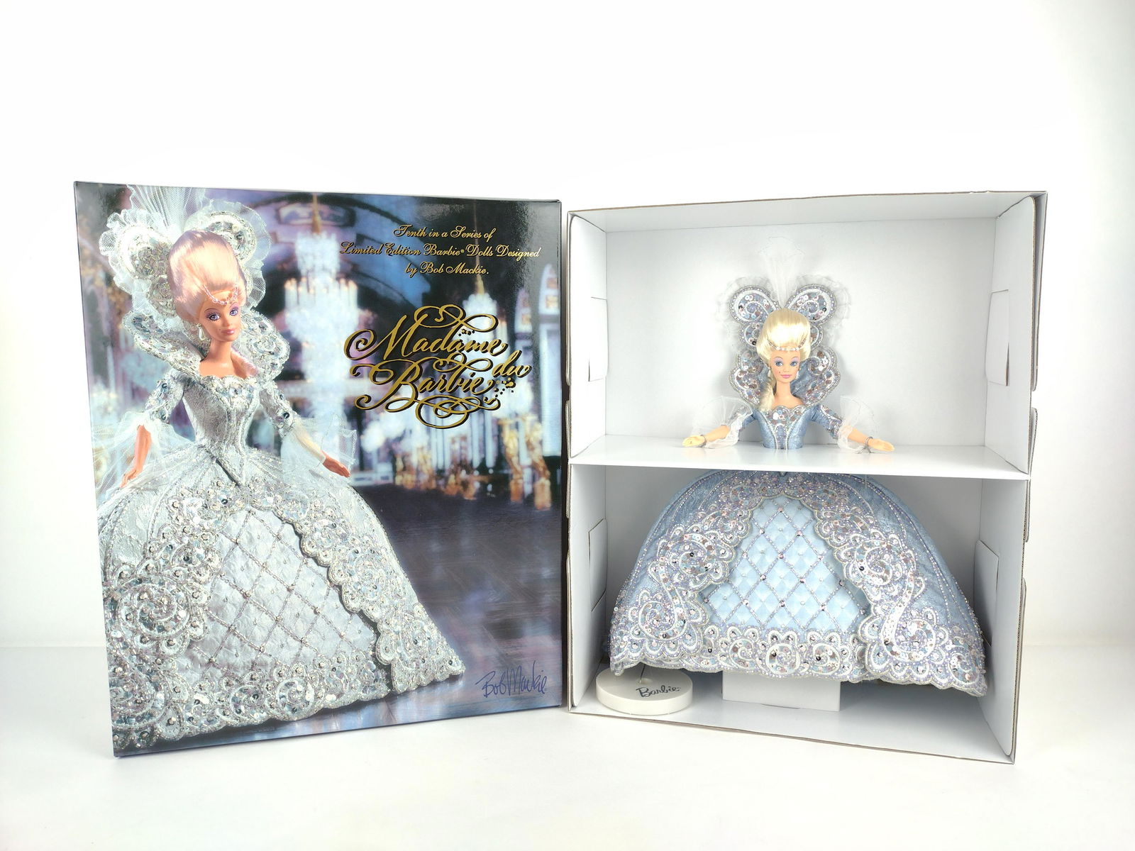 Bob Mackie Madame Du Ltd. Barbie: 17-1/2" high x 14-1/2" wide. DP. IMPORTANT: Before bidding, please read the terms and conditions. When you registered for the auction you agreed to these terms and will be required to comply with them