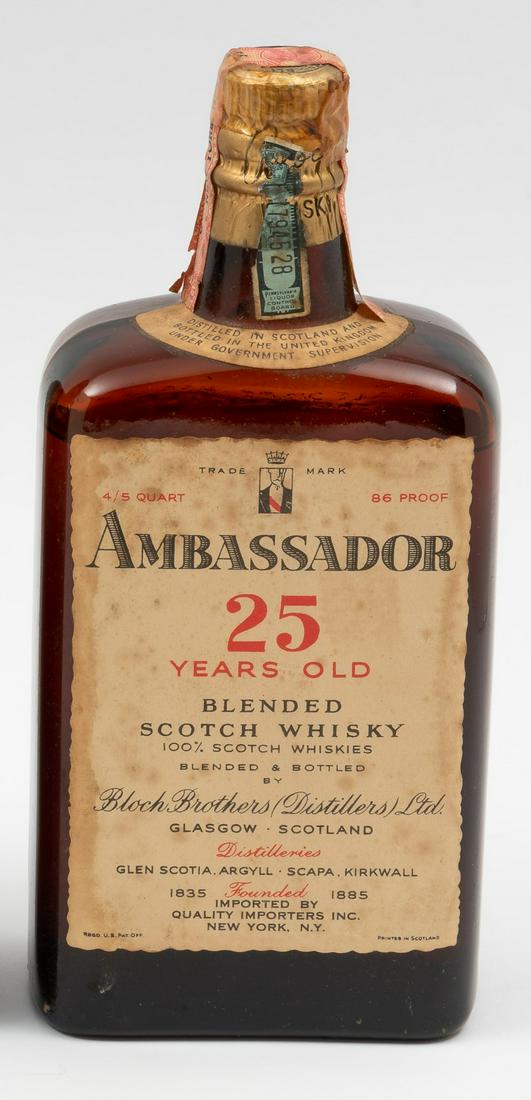 Early 1950s 25 Year Ambassador Whiskey (1 of 1)