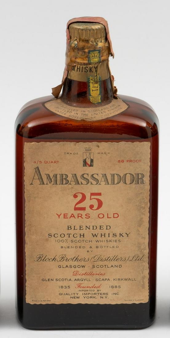 Early 1950s 25 Year Ambassador Whiskey (1 of 1)