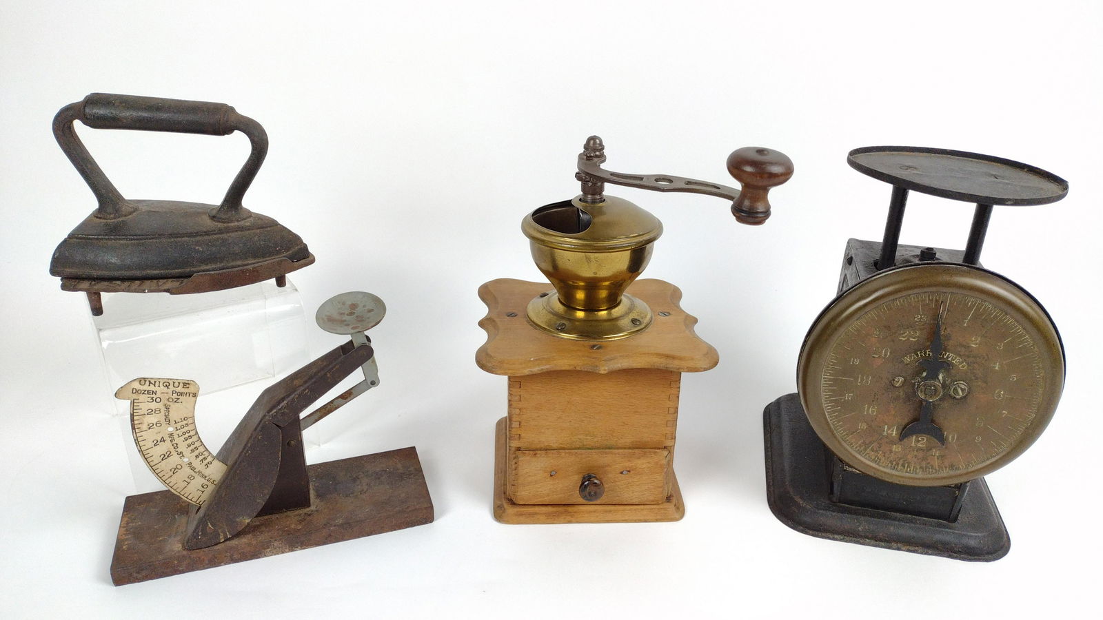 4 Pcs Kitchenalia incl Scales (1 of 6)