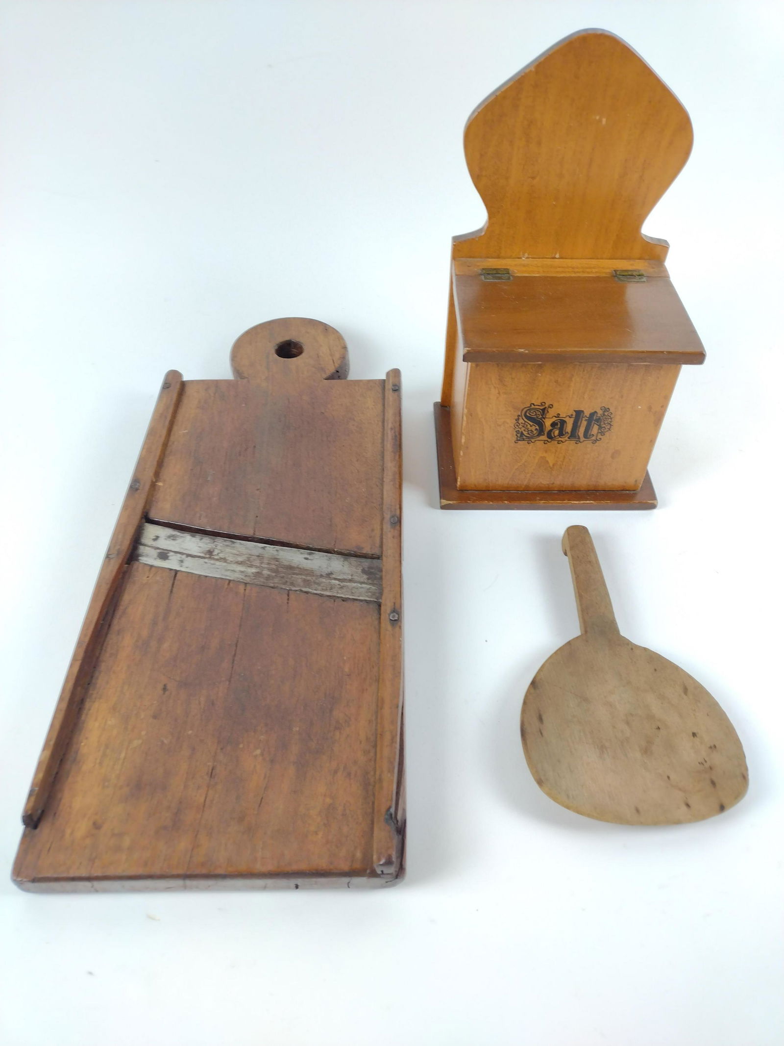 Slaw Board, Butter Paddle, and Salt Box (1 of 6)