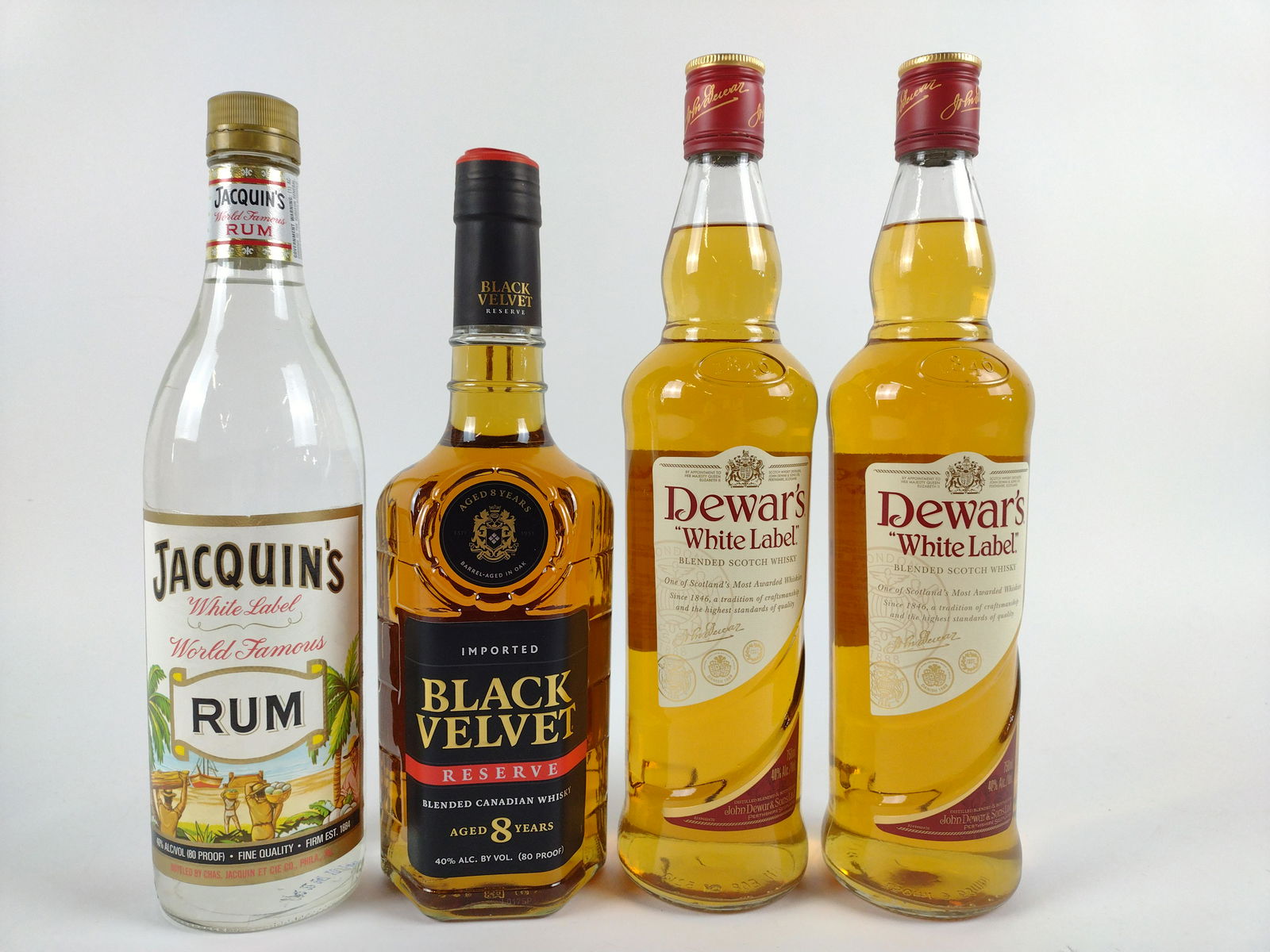 4 Bottles of Estate Alcohol incl. Black Velvet (1 of 1)