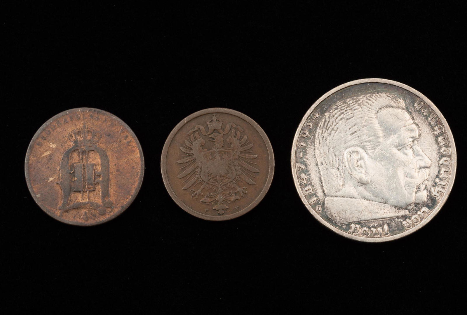3 European World Coins (1 of 2)