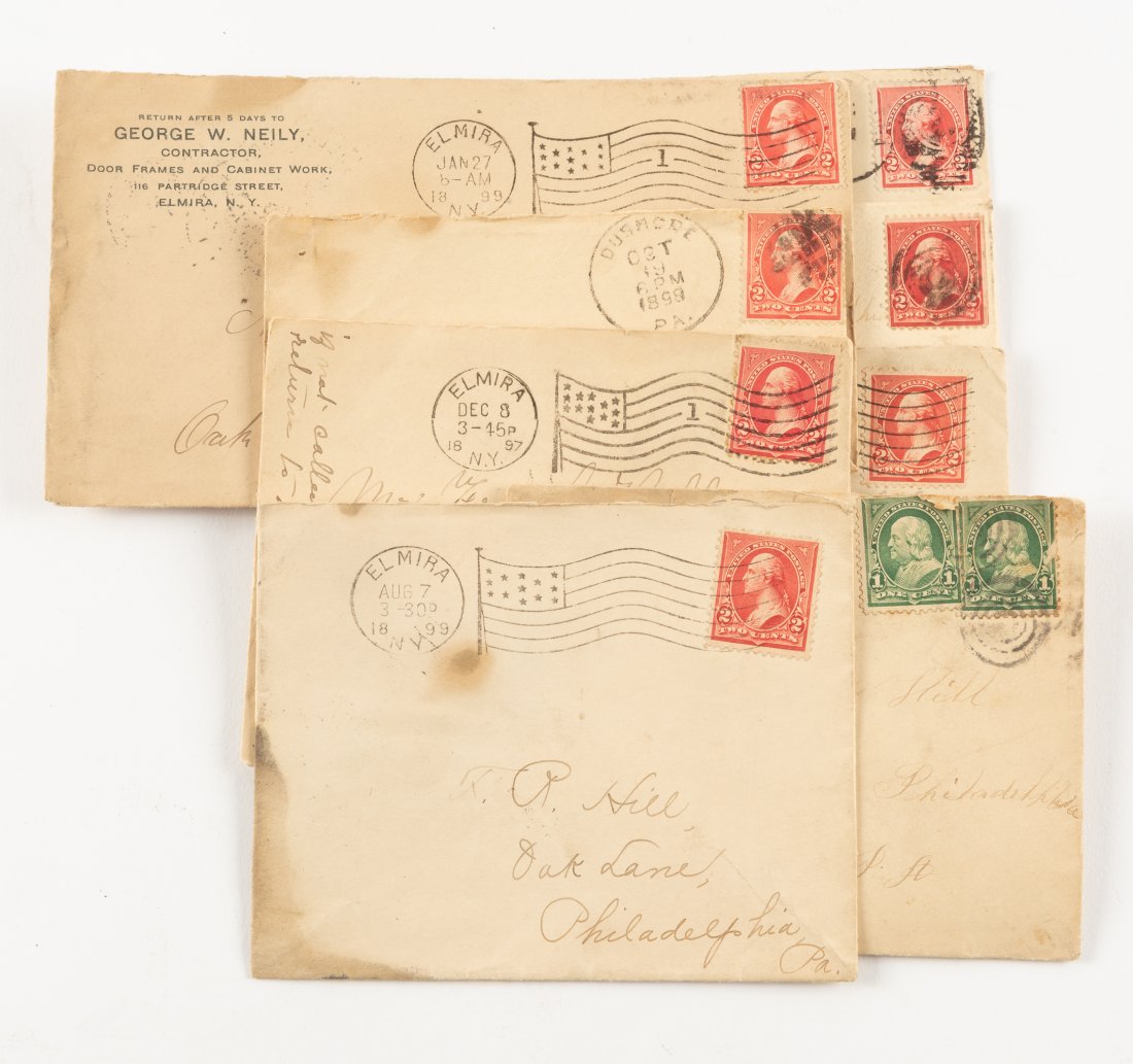 U.S. General Issue 1890s 1 & 2 Cent Stamped Envelopes (1 of 1)