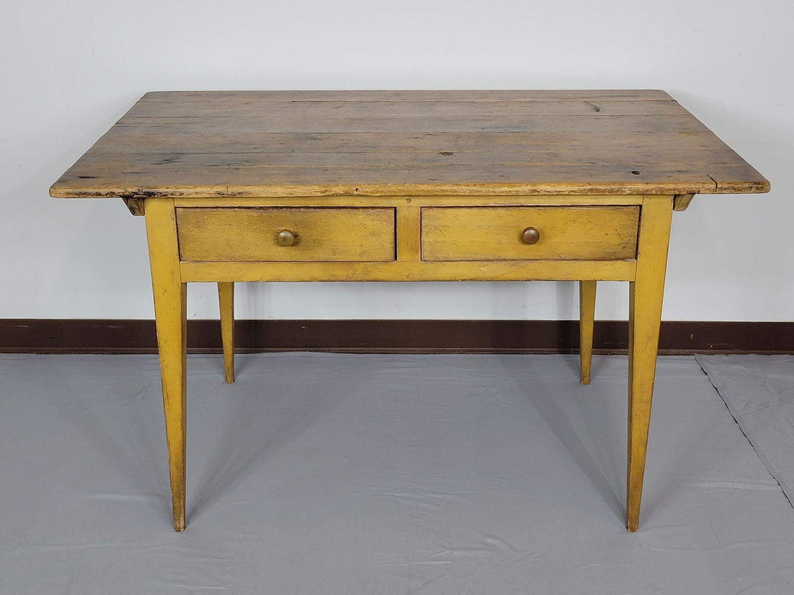 2 Drawer Painted Tavern Table (1 of 8)