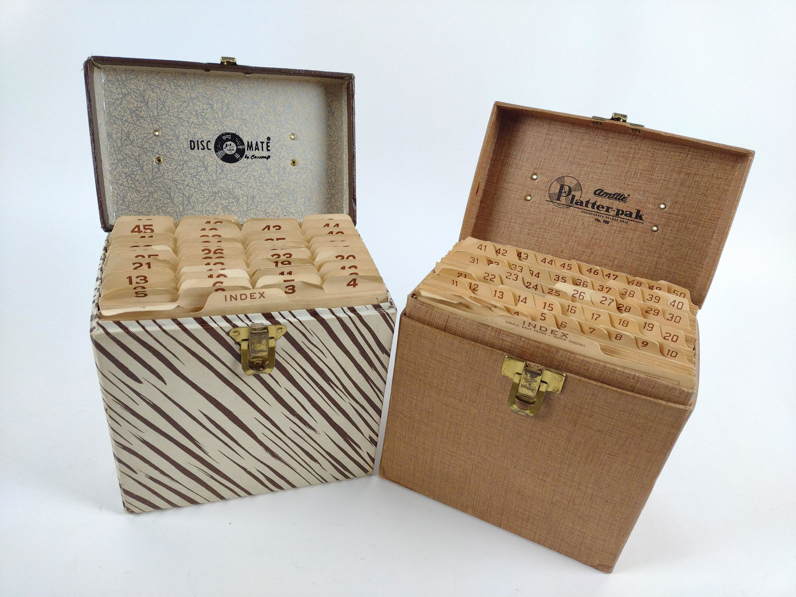 2 Carrying Cases with 45 Records (1 of 16)