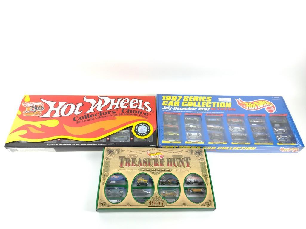 3 Hot Wheels Car Sets incl Treasure Hunt (1 of 7)