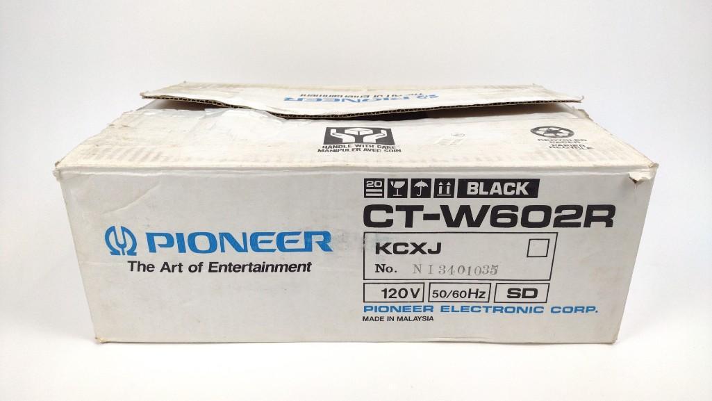 Pioneer CT-W602R Stereo Double Cassette Deck (1 of 3)