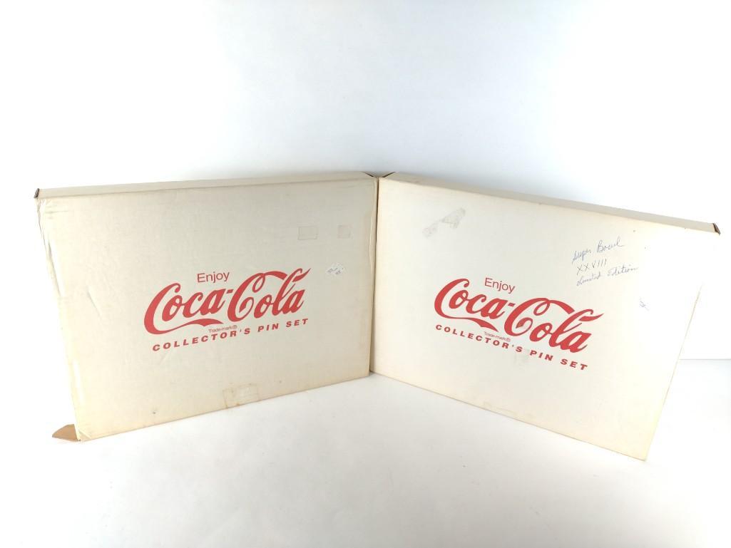 2 Coca-Cola Collector Pin Sets (1 of 4)