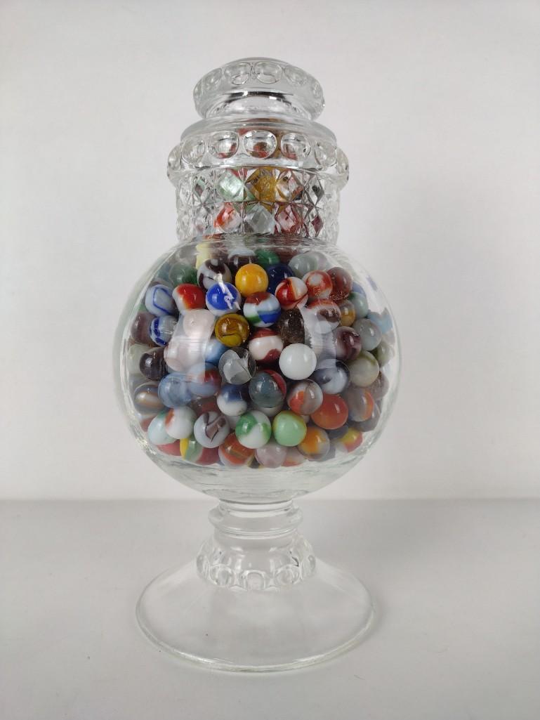 Apothecary Jar & 455 Marbles (1 of 3)