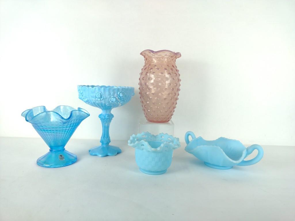 5 Pcs incl. Fenton Glass and Smith (1 of 10)