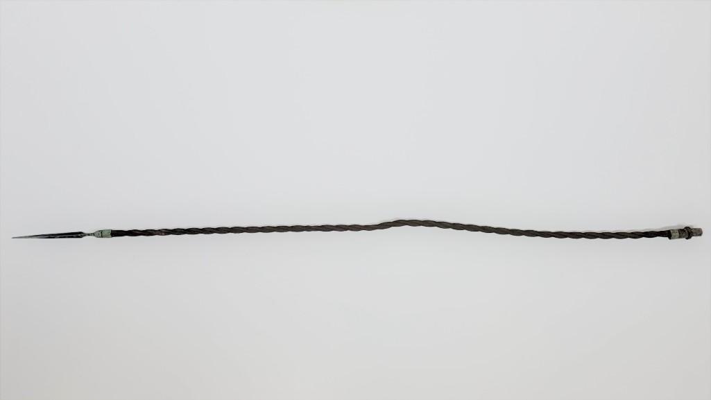 Lightning Rod: 69 1/2" long. Has rust. MG. IMPORTANT: Before bidding, please read the terms and conditions. When you registered for the auction you agreed to these terms and will be required to comply with them.