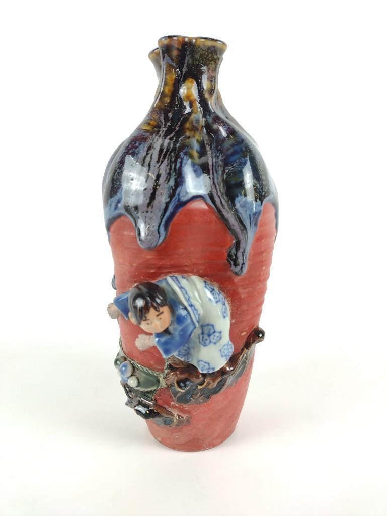 8 1/2" Japanese Sumida Gawa Vase (1 of 6)