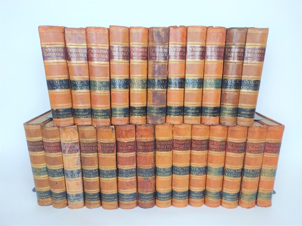 25 Vols. 1895 Encyclopedia Britannica (1 of 20)
