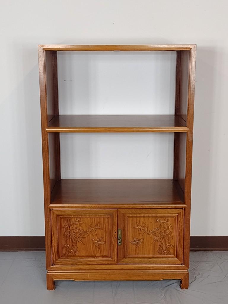 Rosewood Cabinet: 32" wide X 20 1/2" deep X 54 1/4" high. Missing one handle. MG IMPORTANT: Before bidding, please read the terms and conditions. When you registered for the auction you agreed to these terms and will b