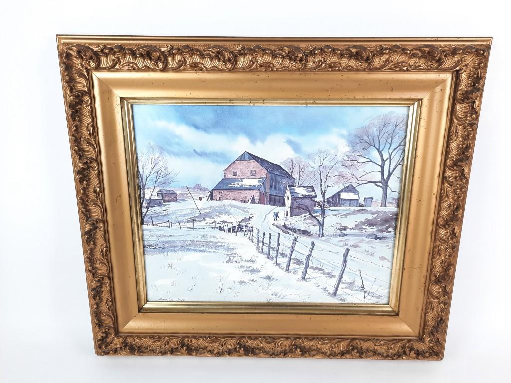 Ranulph Bye The First Snowfall Print (1 of 4)