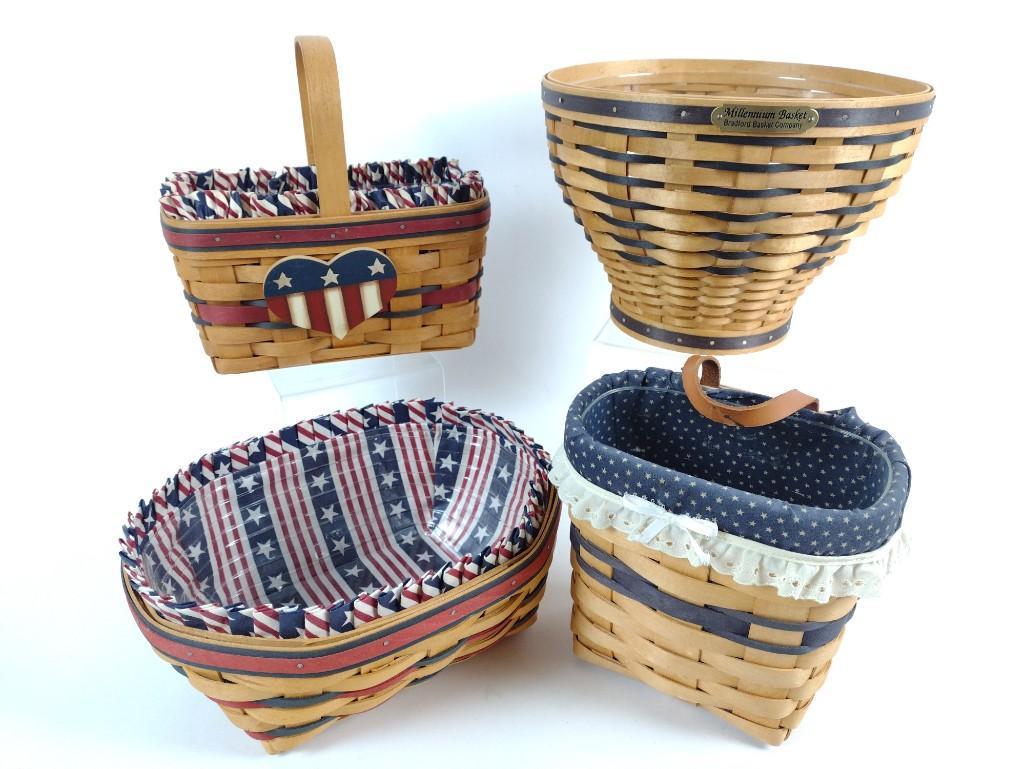 4 Patriotic Baskets Including Longaberger (1 of 8)