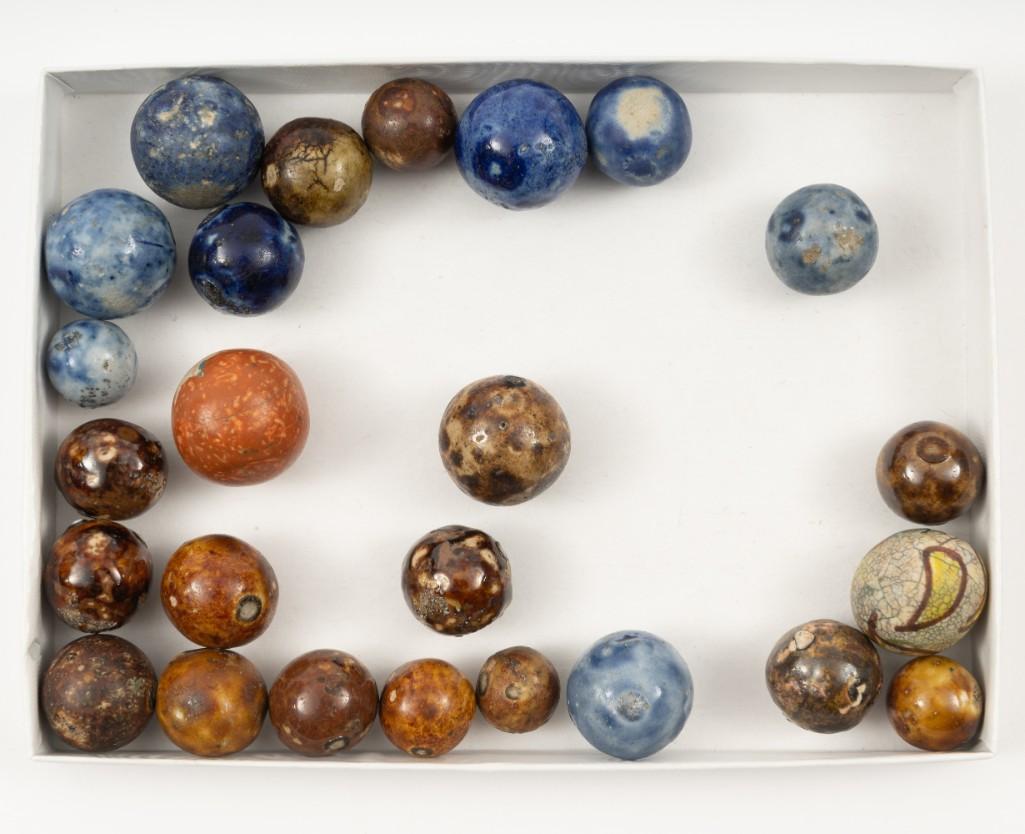 25 Clay, Stoneware, Bennington Marbles (1 of 1)