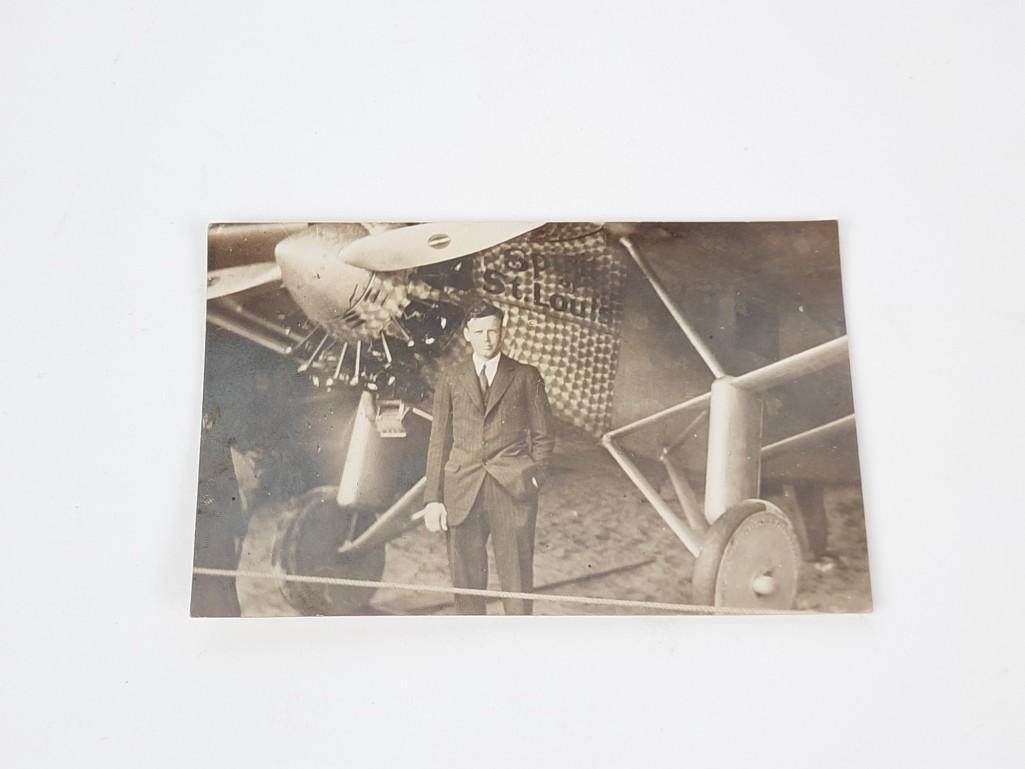 Charles Lindberg Real Photo Post Card (1 of 2)