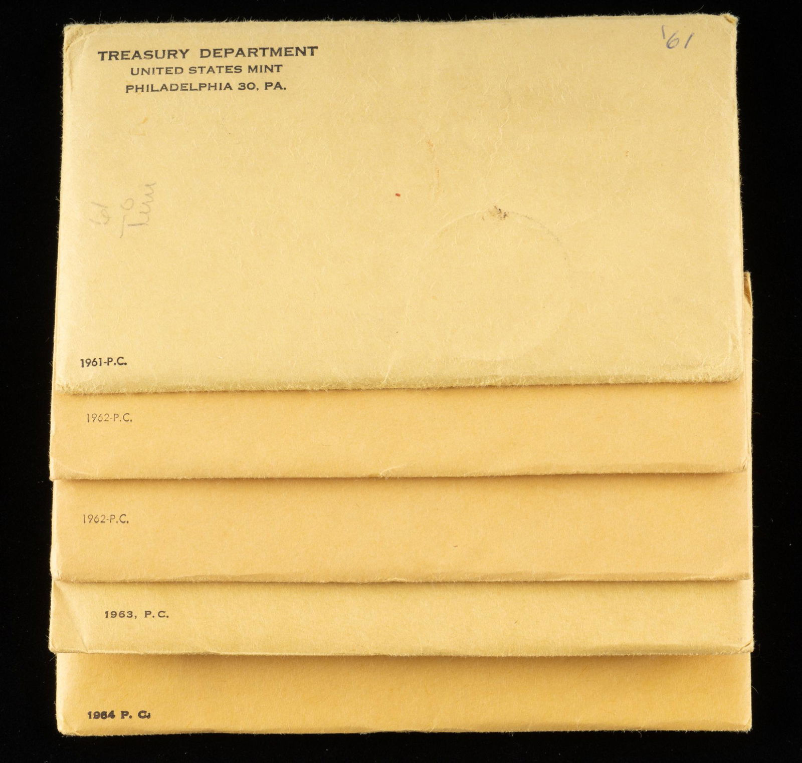 5 U.S. Proof Sets (1 of 2)