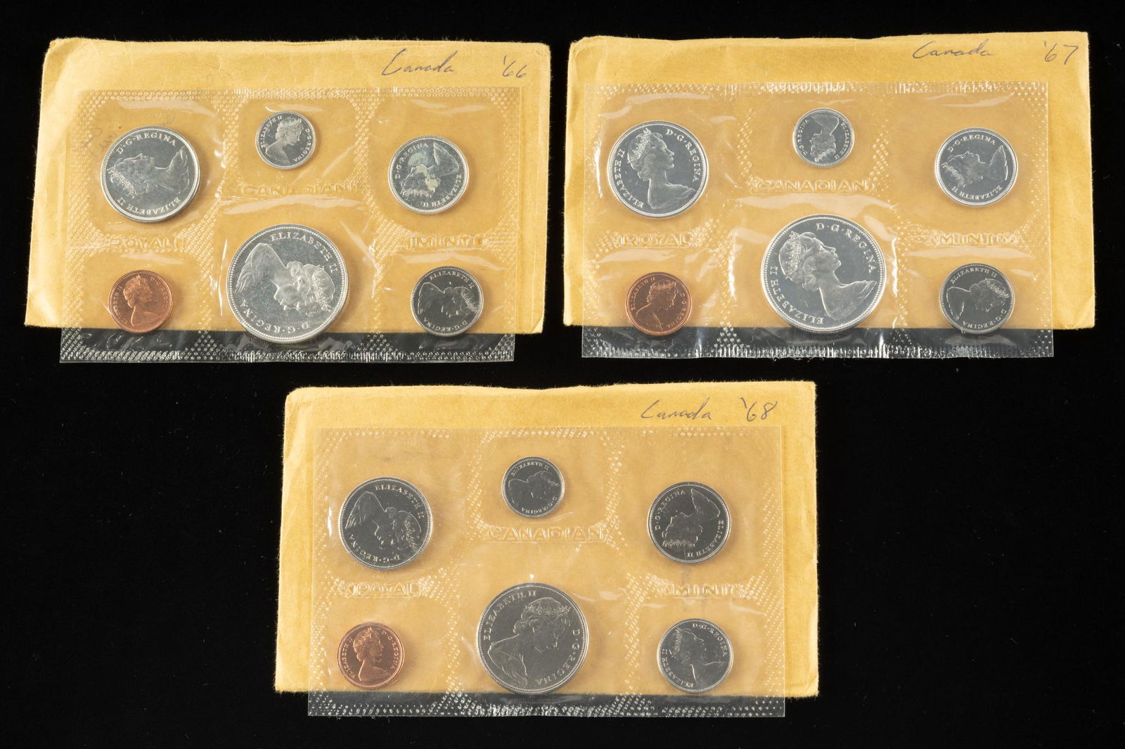 1966, 1967 & 1968 Canadian Proof Set (1 of 4)