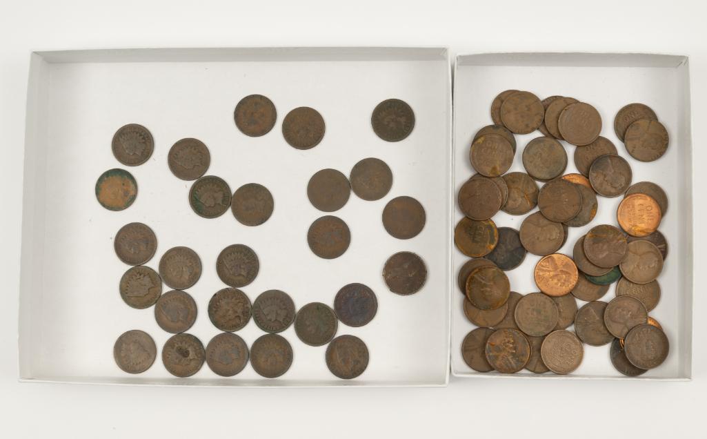 78 U.S. Cents Incl 27 Indian (1857-1883) (1 of 3)