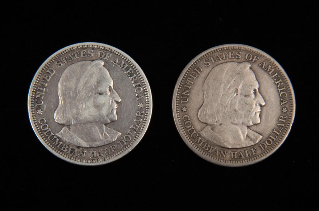 2 1893 Columbian Half Dollars (1 of 2)