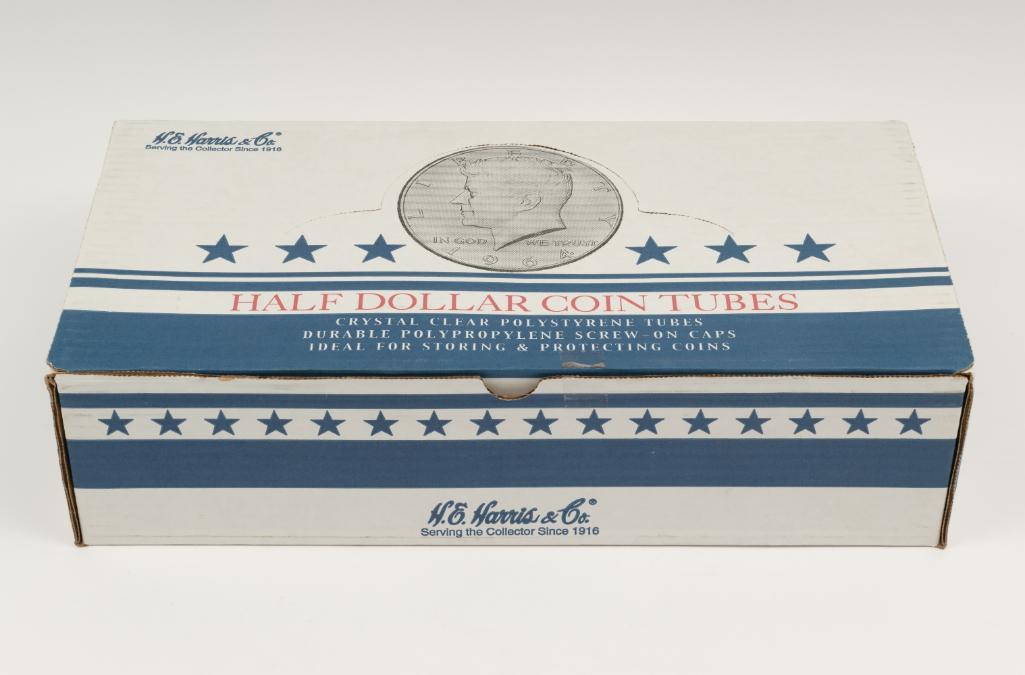 55 H.E. Harris & Co. Half Dollar Coin Tubes (1 of 2)