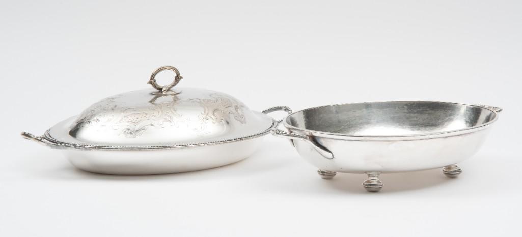 2 Silver Plate James Dixon & Sons Serving Bowls (1 of 9)
