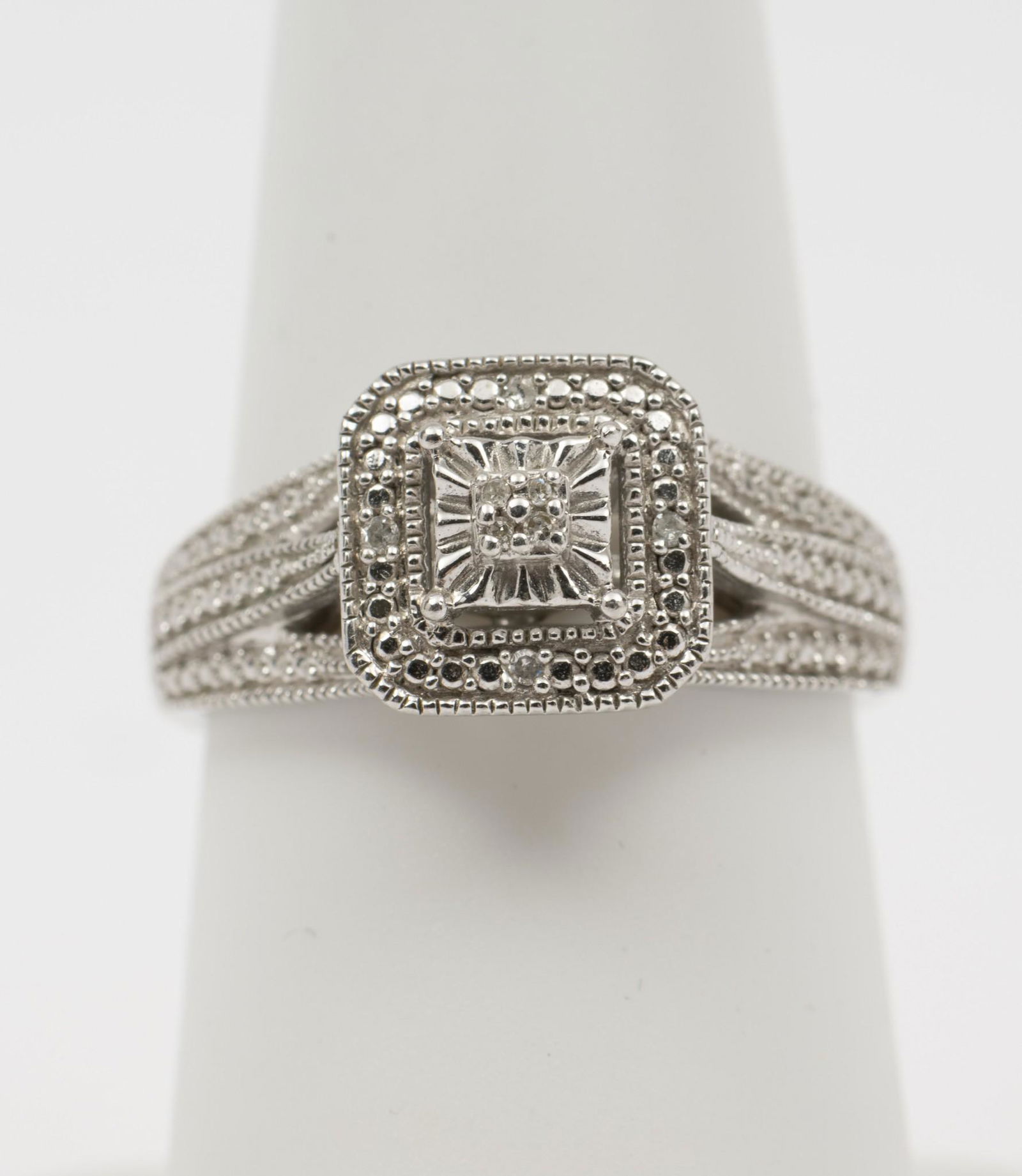 Diamond Sterling Ring (1 of 3)