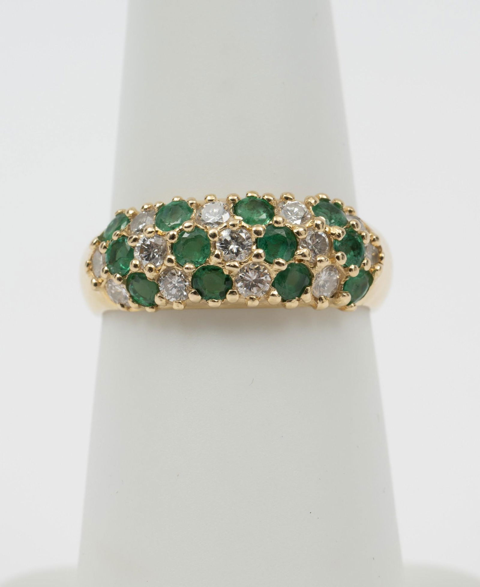 18K Emerald & .52 CTW Diamond Ring (1 of 3)