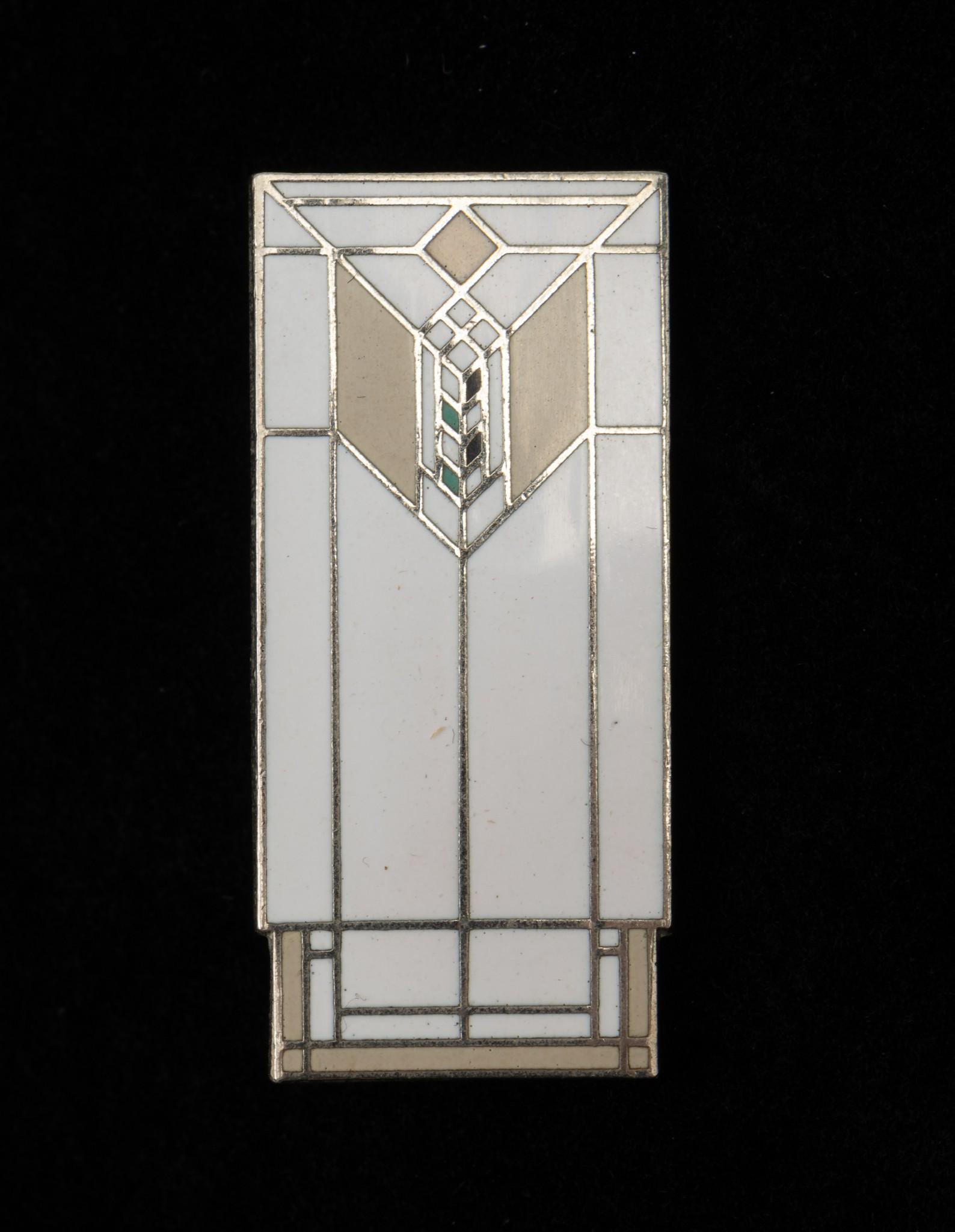 Acme Studios Frank Lloyd Wright Style Enamel Pin (1 of 2)
