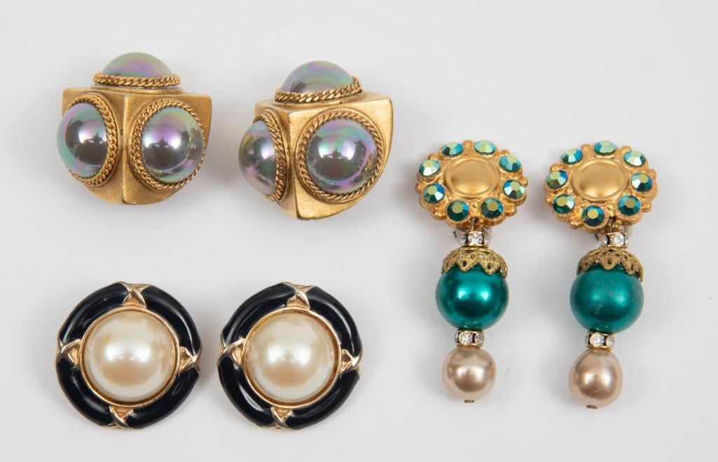 3 Pairs Costume Earrings (1 of 3)