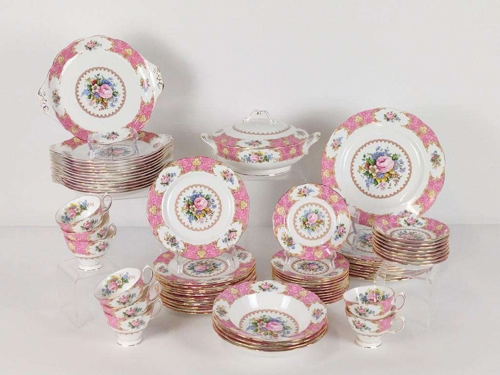 67 Pcs Royal Albert "Lady Carlyle" Dinnerware (1 of 4)