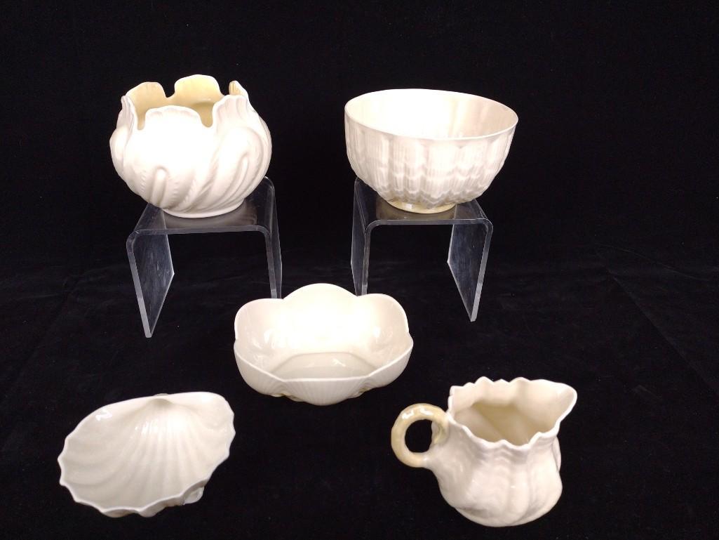 5 Pcs Belleek Incl Shell (1 of 8)
