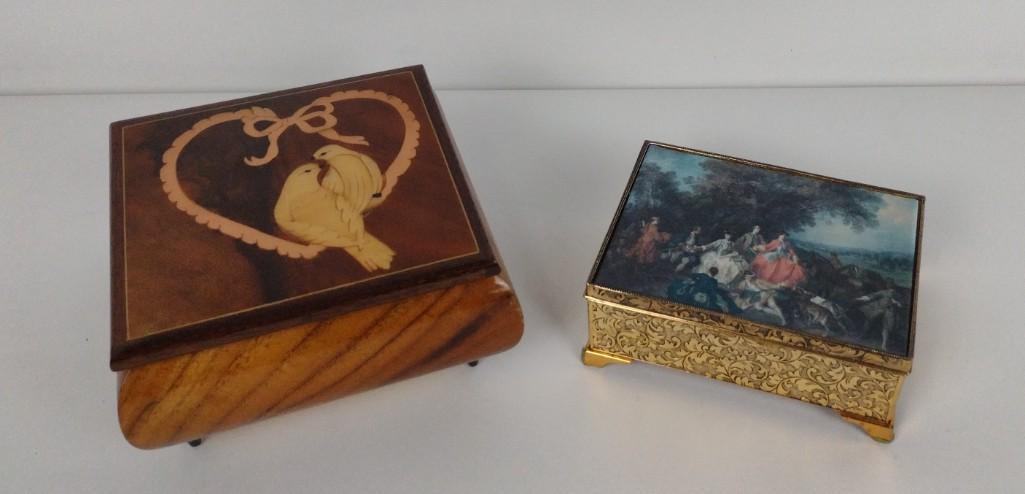 2 Music Boxes Incl Italian (1 of 7)