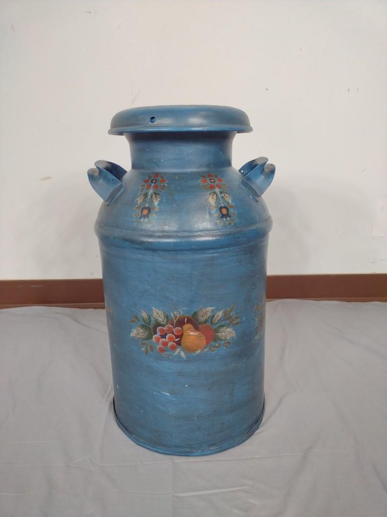 Painted Milk Can (1 of 4)