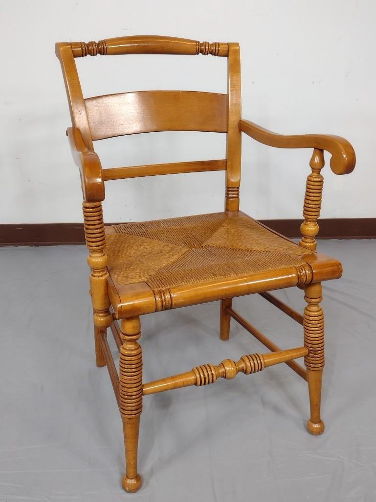 Rush Seated Arm Chair (1 of 5)