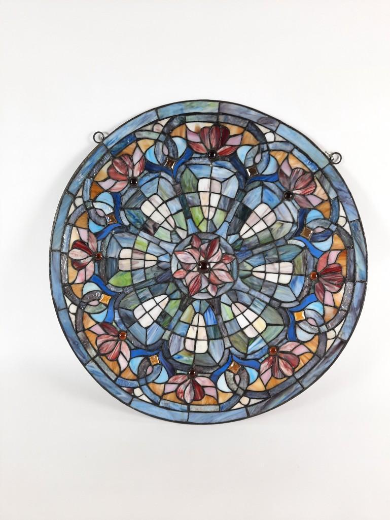 Round Stain Glass Panel (1 of 3)