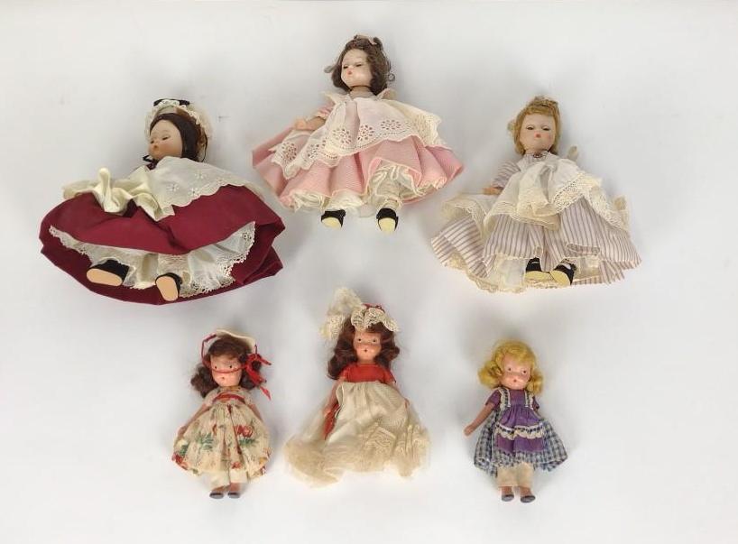 6 Vintage Dolls Incl Madame Alexander (1 of 5)