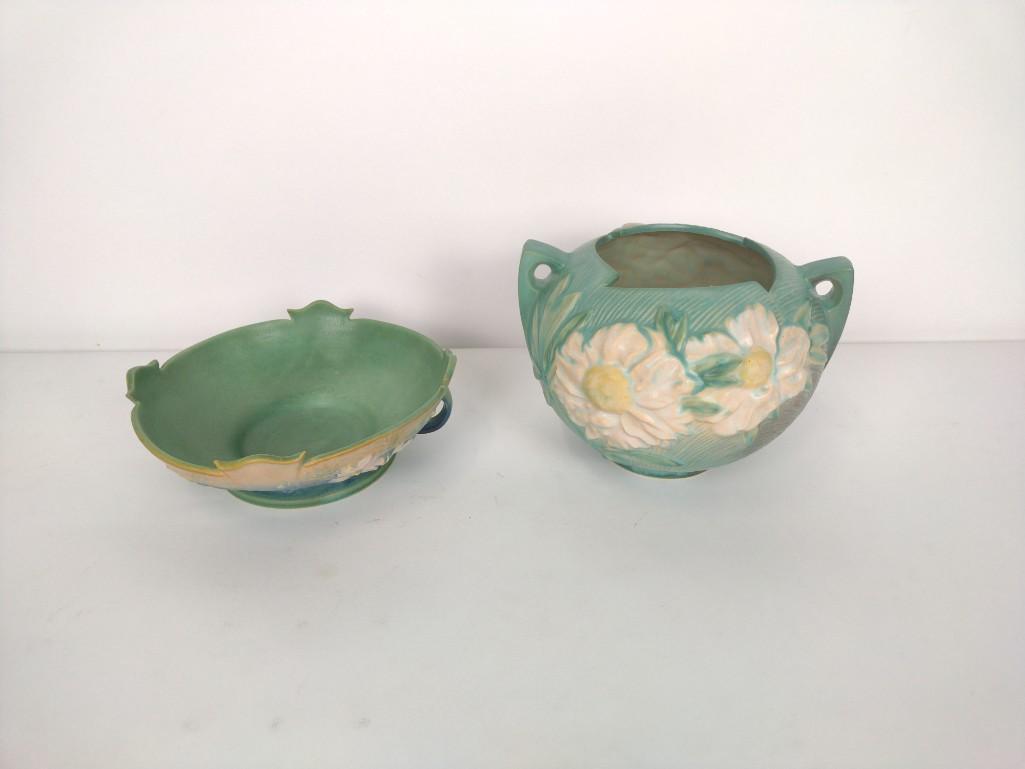 2 Pcs Roseville Incl Peony & Cosmo (1 of 7)