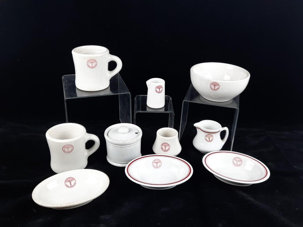 10 Pcs US Army Medical Dept China (1 of 4)