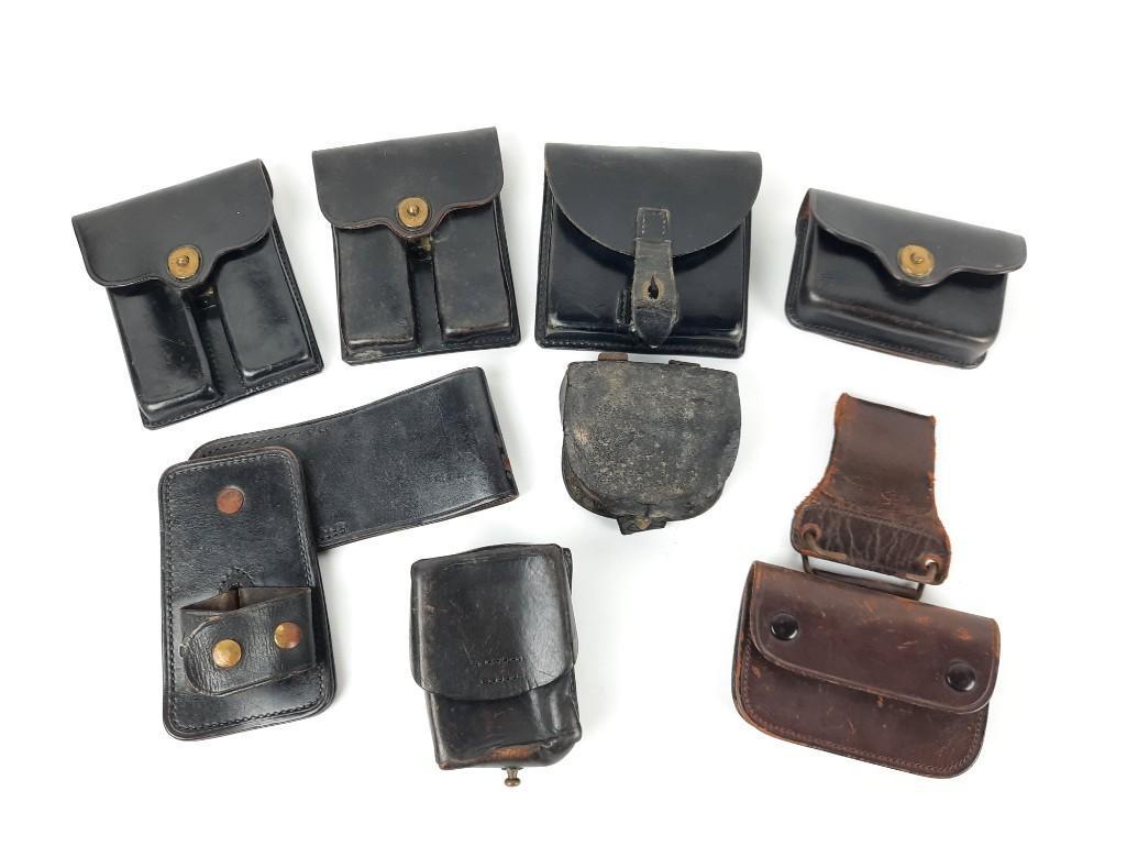 8 Post WWII Belt Pouches and Baton Holster (1 of 4)