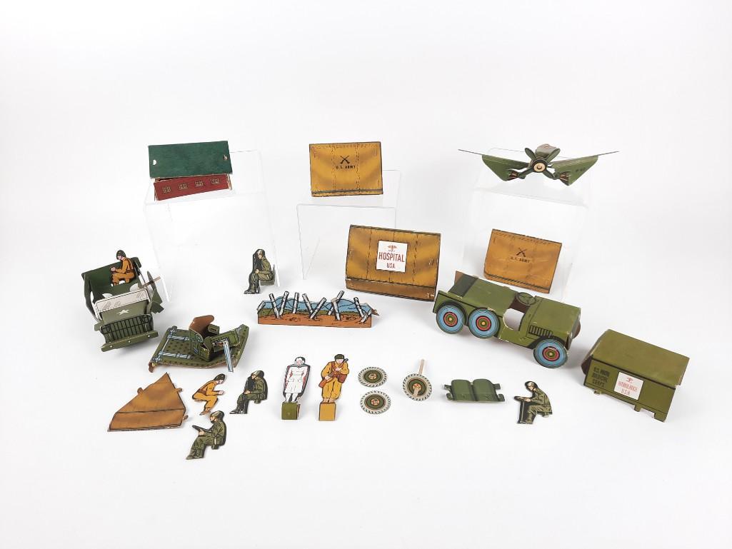 22 Built Rite Paper Army Budings and Vehicles (1 of 8)