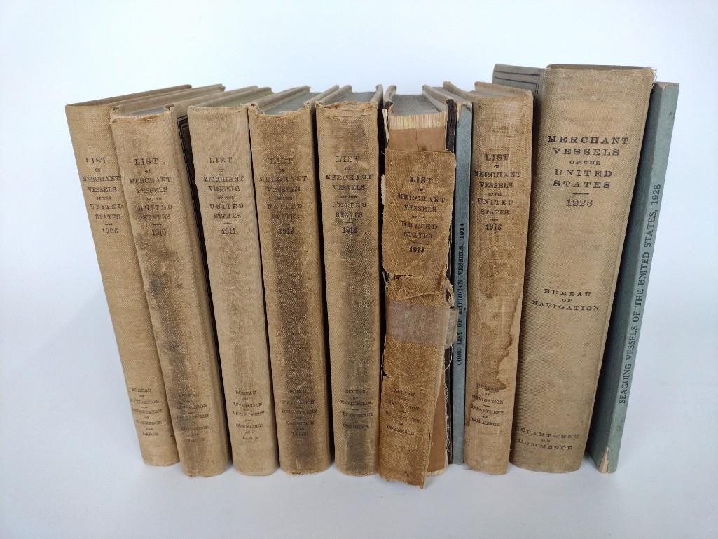 8 Vols. Merchant Vessels of the United States (1 of 12)