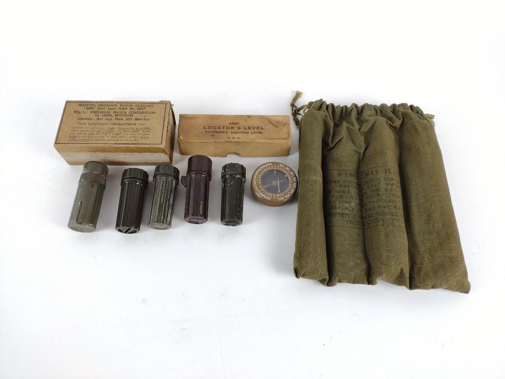 9 Pcs Military Issue Items (1 of 5)