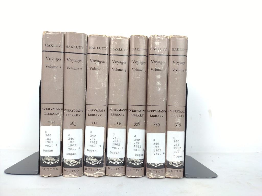 7 of 8 Volumes Voyages by Richard Hakluyt (1 of 5)