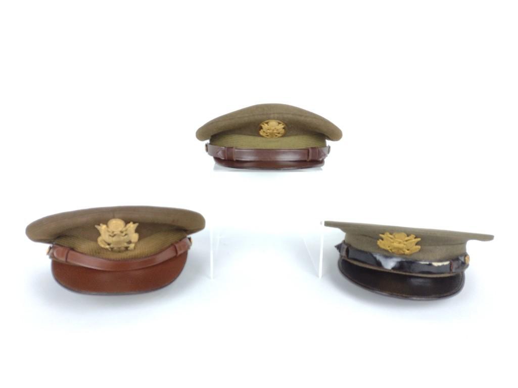 3 US Army Officers Caps (1 of 8)